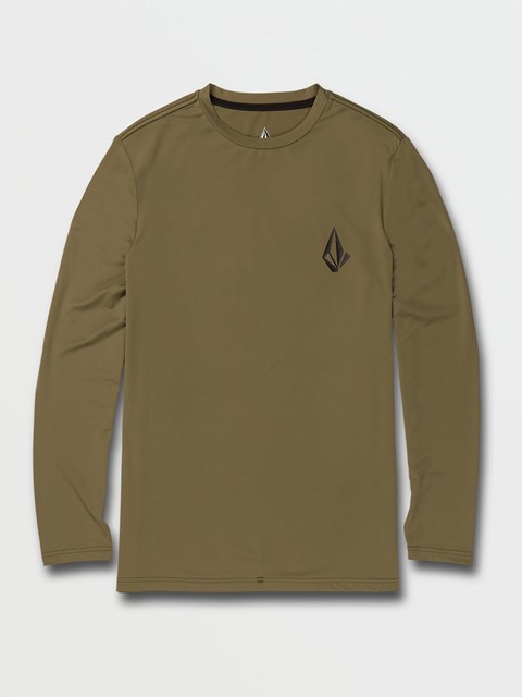 Volcom Taunt Long Sleeve UPF 50 Rashguard Military | TOW043985