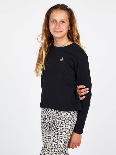 Volcom Thermality Long Sleeve Tee Svarta | QGK613729