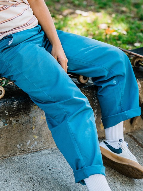 Volcom ThisThatThem Skate Pants Blå | NOV684201