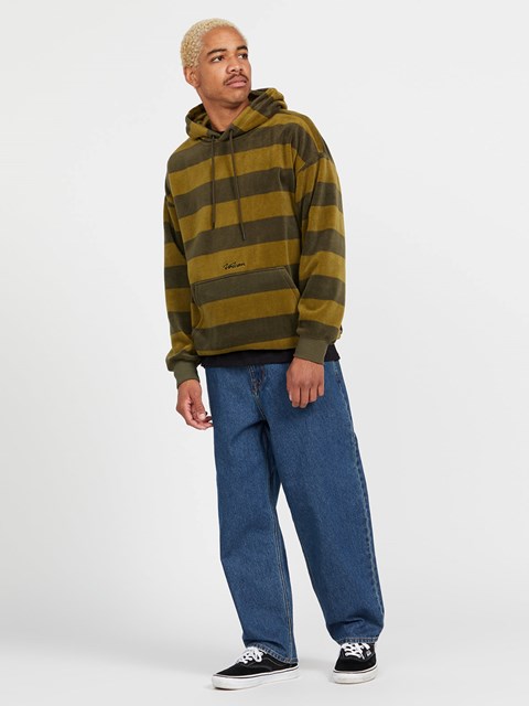 Volcom Throw Exceptions Pullover Hoodie Old Mill | AJH540321