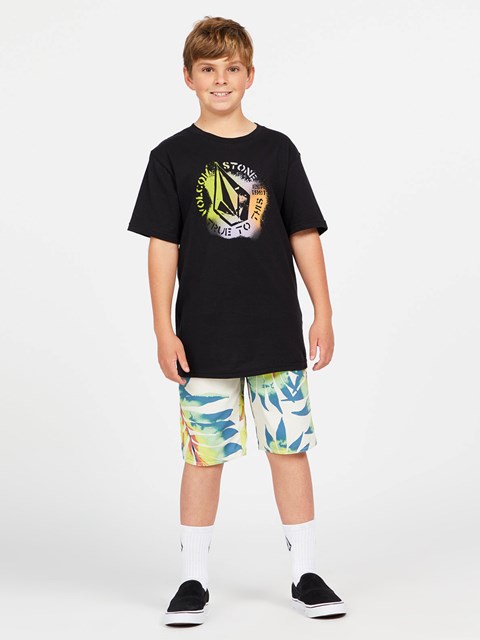 Volcom Toy Korta Sleeve Tee Svarta | EWG743908