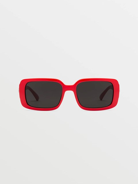 Volcom True Sunglasses Röda | MDZ185236