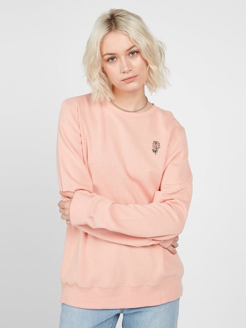 Volcom Truly Deal Sweatshirt Rosa | RHW760384