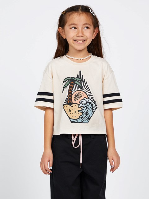 Volcom Truly Stoked Korta Sleeve Tee Sand | UTI467021