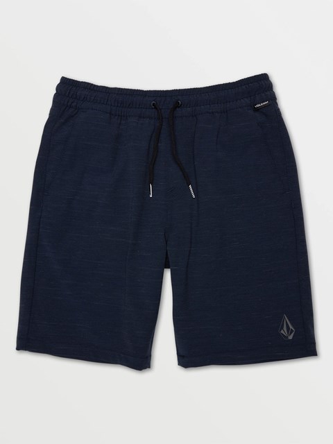 Volcom Understoned Elastic Midja Hybrid Shorts Marinblå | NYM498163