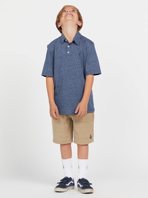 Volcom Understoned Elastic Midja Shorts Khaki | DJR357804