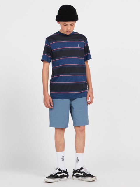 Volcom Understoned Elastic Midja Shorts Blå | DQU703215