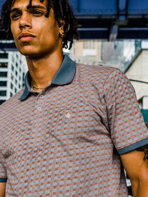 Volcom Veeco Vital Korta Sleeve Polo Blå | HAW215639