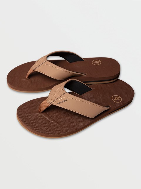 Volcom Victor Sandals Bruna Khaki | LYR743261