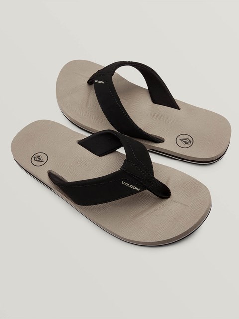 Volcom Victor Sandals Khaki | JXF632470