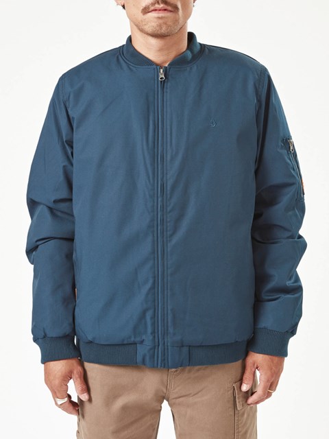 Volcom Volcom Workwear Boiler Bomber Jacket Marinblå | OTX051473