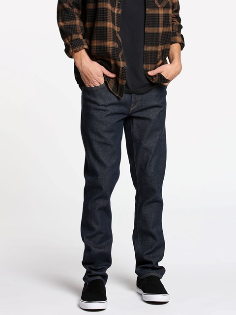 Volcom Vorta Slim Fit Jeans Grå Indigo | HSD842370