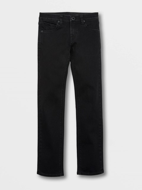 Volcom Vorta Slim Fit Jeans Svarta | DAN698470