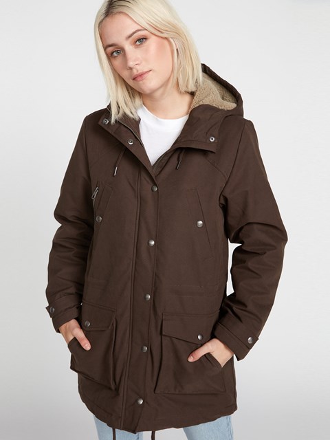 Volcom Walk On By 5K Parka Espresso | NWR564081
