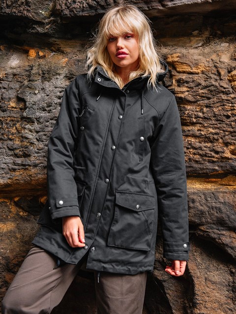 Volcom Walk On By 5K Parka Svarta | GTA126794