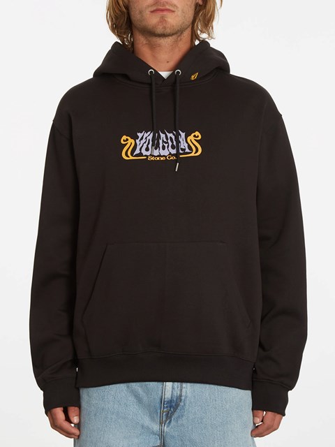 Volcom Watanite Pullover Hoodie Svarta | VAL698521