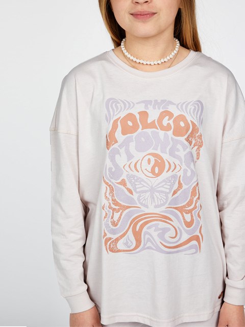 Volcom Werkin Doubles Long Sleeve Tee Ash | OVD651280