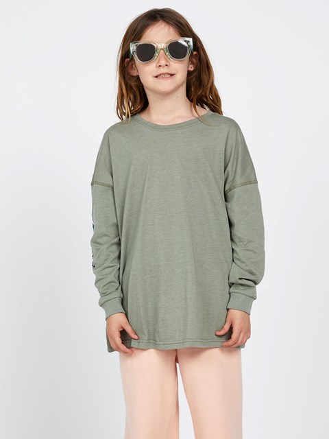 Volcom Werkin Doubles Long Sleeve Tee Ljus | SRE584031