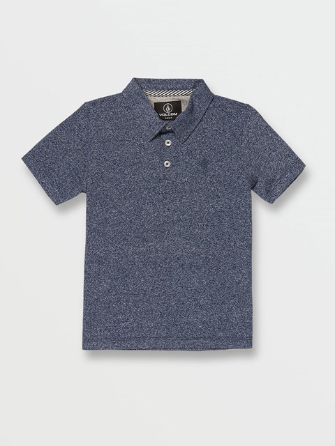 Volcom Wowzer Korta Sleeve Polo Indigo | ARL076418